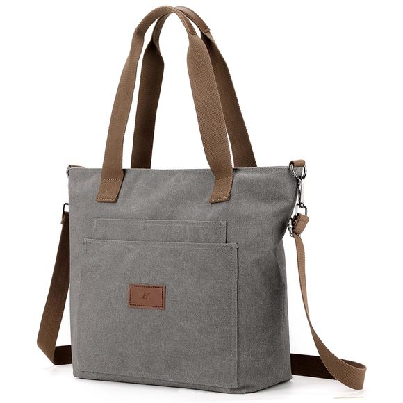 Canvas Tote Bag A4 Handbag With Zier Shoulder Bag Shoing >:) - Picture 1 of 7